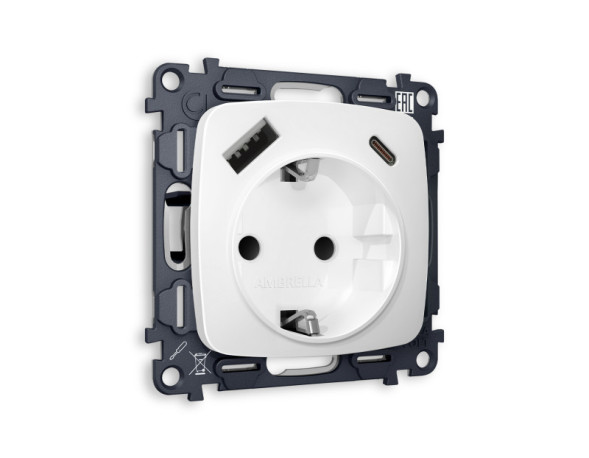 Розетка Ambrella Volt MO130010 OMEGA QUANT
