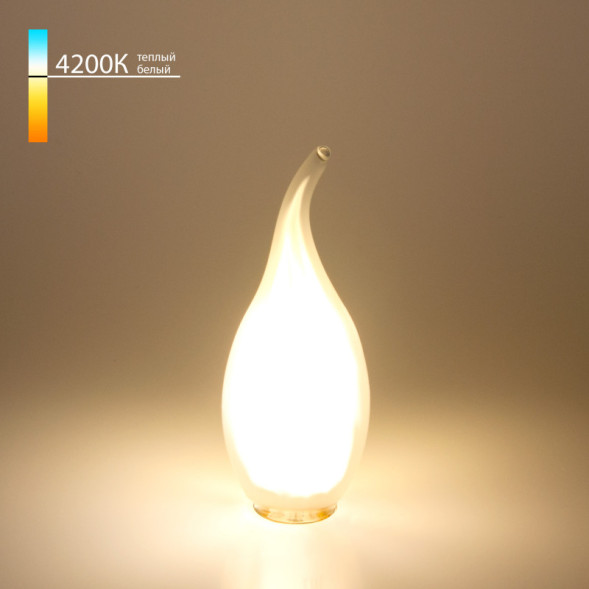 Светодиодная лампа Elektrostandard Свеча на ветру BLE1430 9W 4200K E14 (CW35 белый ма