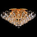 Потолочная люстра Eurosvet CRYSTAL 10081/12 золото/прозрачный хрусталь Strotskis
