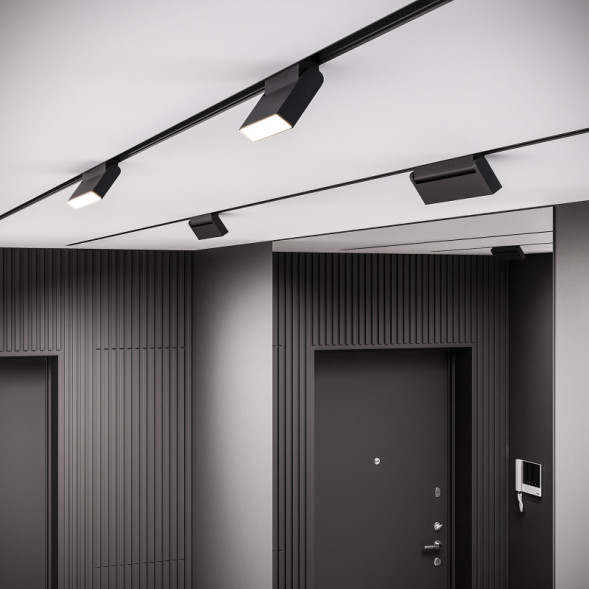 Магнитный трековый светильник Elektrostandard 6W 4200K Kos (чёрный) 85084/01