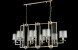 Подвесная люстра Crystal Lux NICOLAS NICOLAS SP8 L1000 GOLD/WHITE