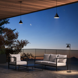 Подвесной уличный светильник Elektrostandard Bevel (35184/H) черный bevel