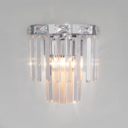 Бра Eurosvet Elegante 10130/1 хром/прозрачный хрусталь Strotskis