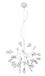 Подвесная люстра Crystal Lux Evita EVITA SP36 WHITE/TRANSPARENT