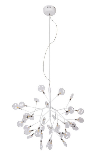 Подвесная люстра Crystal Lux Evita EVITA SP36 WHITE/TRANSPARENT