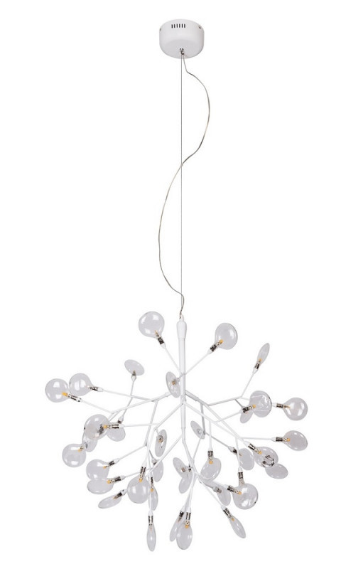 Подвесная люстра Crystal Lux Evita EVITA SP36 WHITE/TRANSPARENT