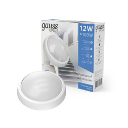 Пылевлагозащищенный светильник Gauss 141411312 Eco