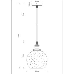 Подвесной светильник Divinare DENTON 1736/17 SP-1