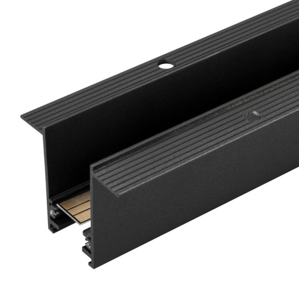 Магнитный встраиваемый шинопровод Arlight MAG-TRACK-2538-F black 033244
