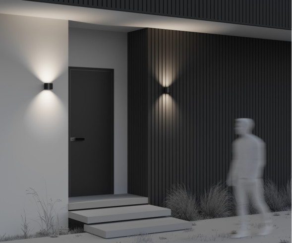 Уличный настенный светильник Maytoni Fulton O573WL-L6B