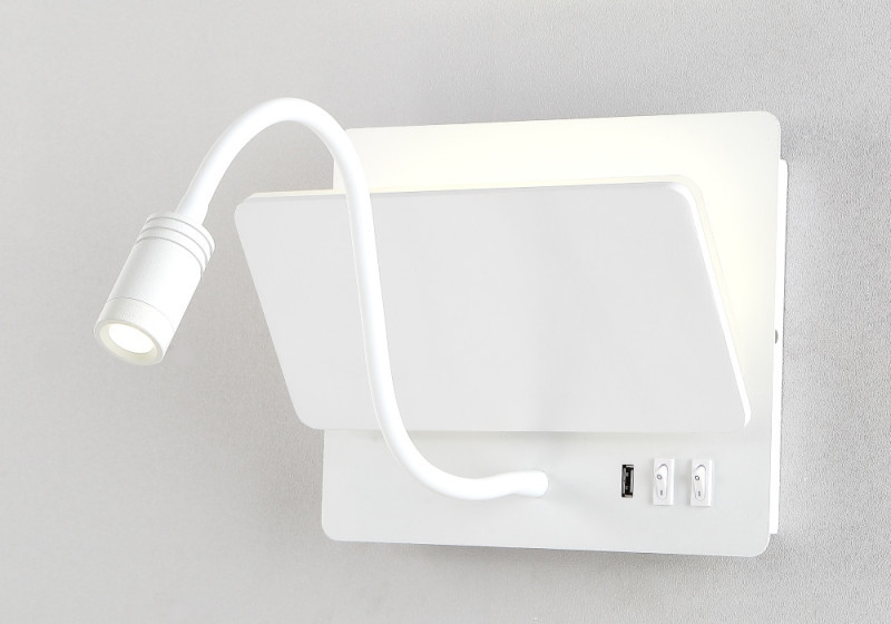 Бра Crystal Lux DUO DUO AP9W LED WH