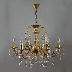 Подвесная люстра AMBIENTE by BRIZZI ALICANTE 8888/6 AB Tear drop