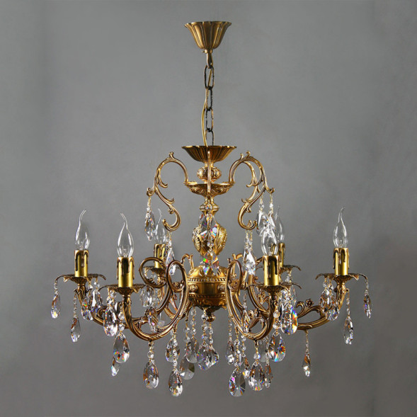 Подвесная люстра AMBIENTE by BRIZZI ALICANTE 8888/6 AB Tear drop