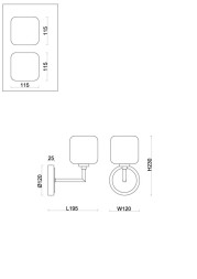 Бра Freya Tender FR5373WL-01BS