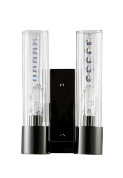 Бра Crystal Lux OTONO OTONO AP2 BLACK CHROMIUM/TRANSPARENTE