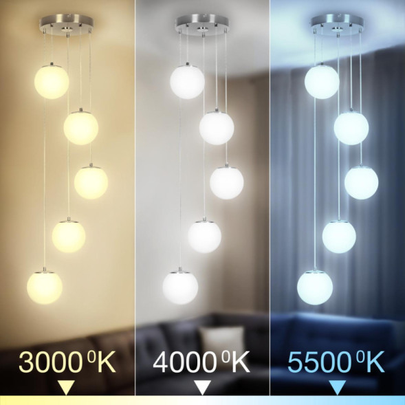 Каскадная люстра Citilux Адам Смарт CL228A051