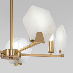 Люстра на штанге Eurosvet MARBLE 60158/5 латунь