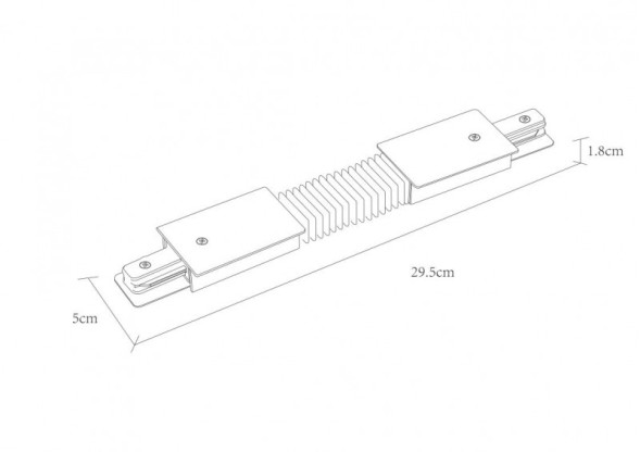 Коннектор для шинопровода ARTE Lamp TRACK LIGHTS BLACK IN A150106