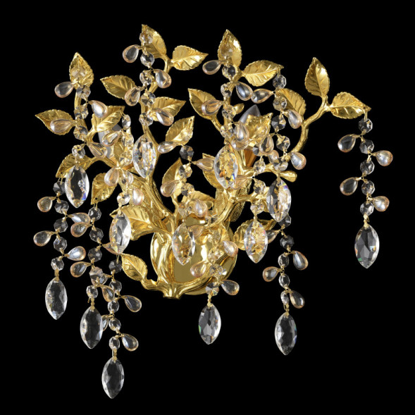 Бра Crystal Lux EDEN AP2 GOLD Eden