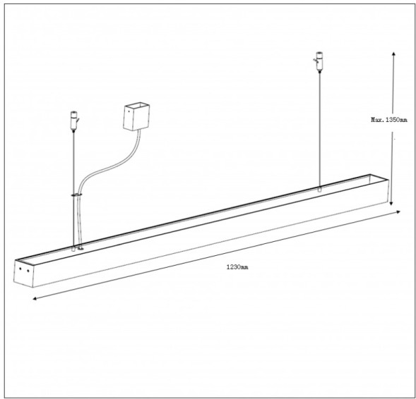 Линейный светильник LUCIDE LINO LED 23418/32/31