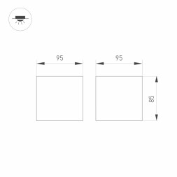 Накладной точечный светильник Arlight Orient 031864