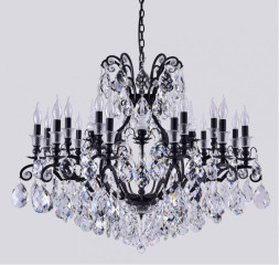 Подвесная люстра Crystal Lux MAGNIFICO MAGNIFICO SP19 BLACK/TRANSPARENT