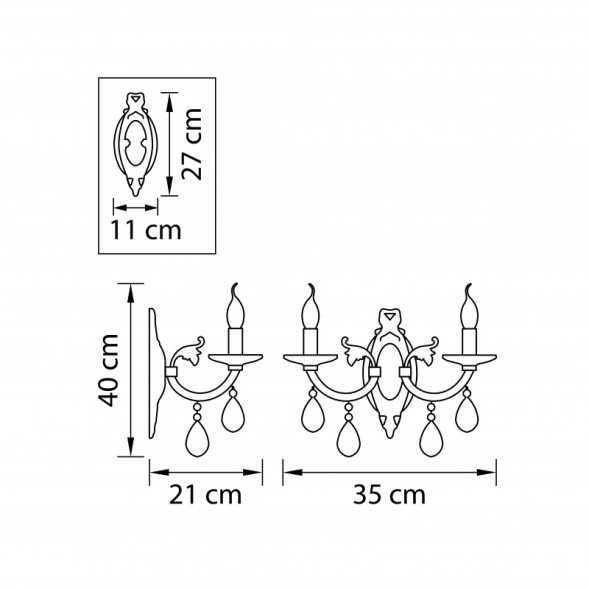 Бра Lightstar Stregaro 694621