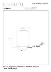 Настольная лампа LUCIDE JOANET 45594/01/65