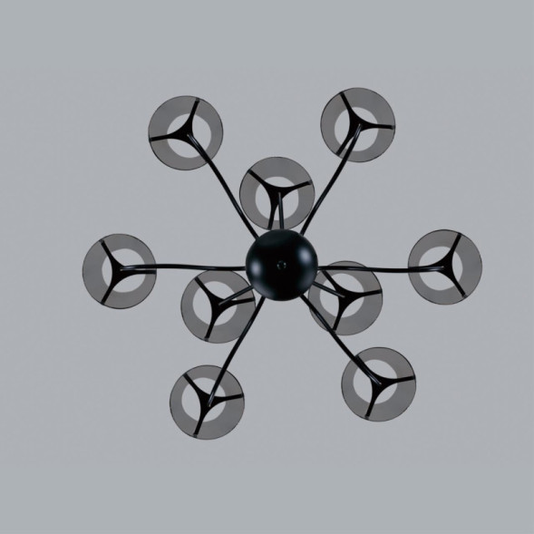 Люстра на штанге LUMION Smoky 6570/9C