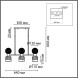 Люстра на штанге LUMION TAUNA 8114/6