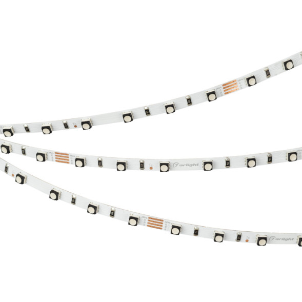 Лента Arlight MINI-F60-5mm 3535 025706(2) 30W 24V 1050lm RGB IP20