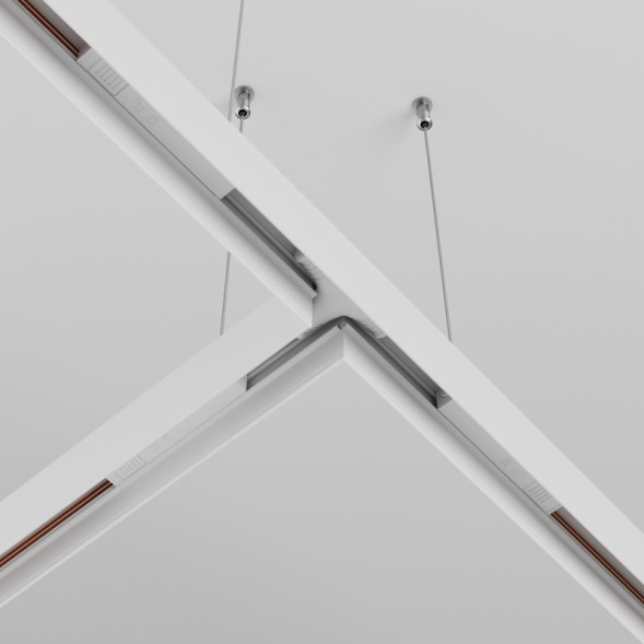 Подвод питания Maytoni Technical Magnetic track system Exility накладной белый TRA034CWT-42W