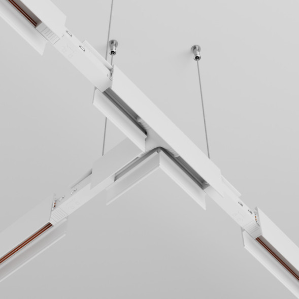 Подвод питания Maytoni Technical Magnetic track system Exility накладной белый TRA034CWT-42W