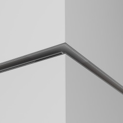 Коннектор для шинопровода Maytoni Technical Magnetic track system Exility встраиваемый ГКЛ 9.5 черный TRA34CO-42B