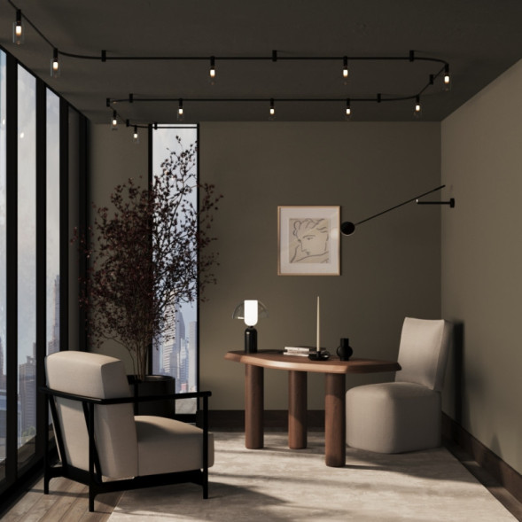 Магнитный трековый светильник Maytoni Technical MAGNUM TR207-1-3W3K-B