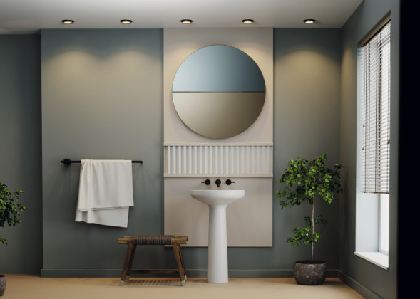 Встраиваемый точечный светильник Maytoni Technical Hoop DL086-GX53-RD-BG