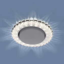 Встраиваемый точечный светильник Elektrostandard 3034 GX53 SL/WH зеркальный/белый