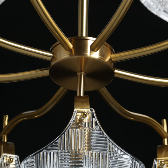 Люстра на штанге DeMarkt Конти 488010809