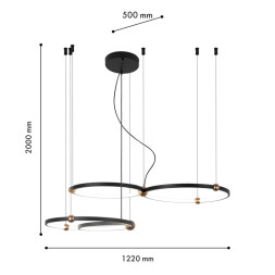 Подвесная люстра Favourite TORNADO 4569-4P