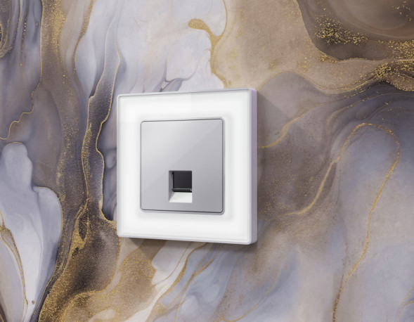 Рамка Ambrella Volt AF580131 ALFA Arctic