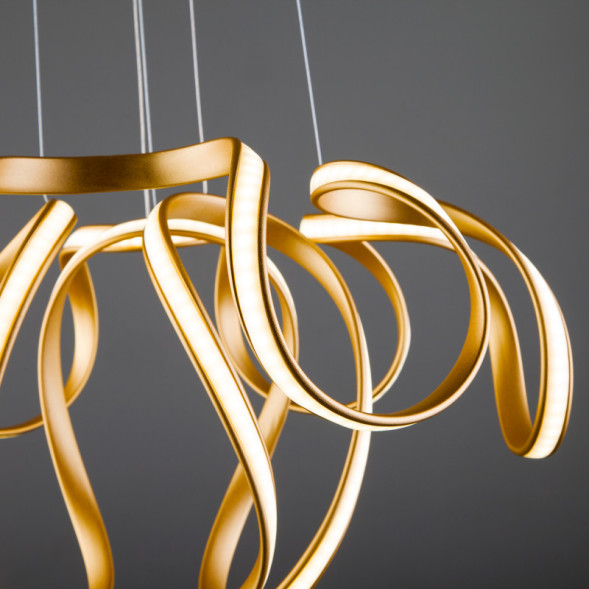 Подвесная люстра Eurosvet Alstroemeria 90138/2 золото