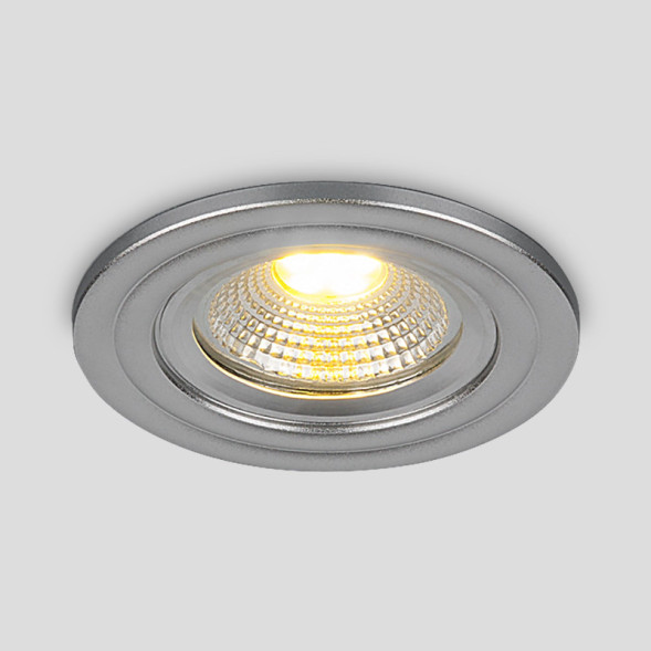 Встраиваемый точечный светильник Elektrostandard 9902 LED 3W COB SL серебро