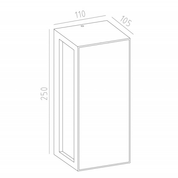 Уличный настенный светильник Mantra BERET 7928