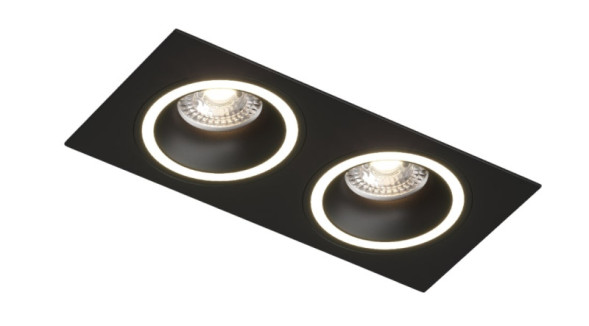 Встраиваемый точечный светильник Denkirs Halo DK2062-BK