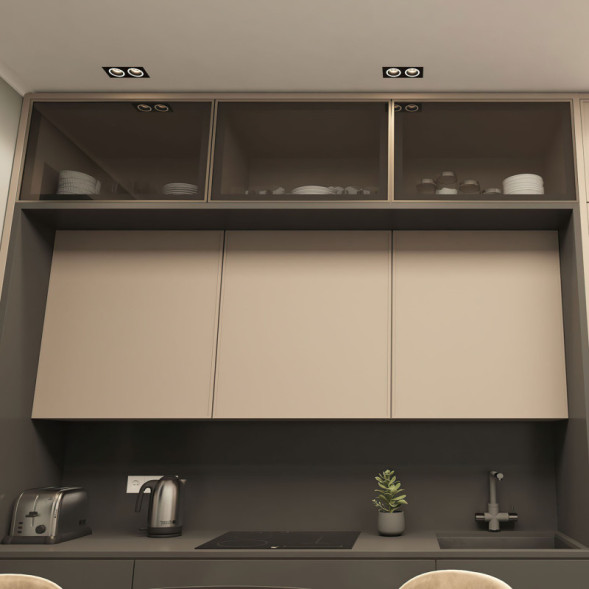 Встраиваемый точечный светильник Denkirs Halo DK2062-BK