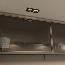 Встраиваемый точечный светильник Denkirs Halo DK2062-BK