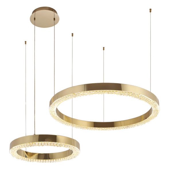 Каскадная люстра Crystal Lux Saturn SATURN SP90W LED GOLD