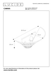 Бра LUCIDE CANNA 09205/01/97