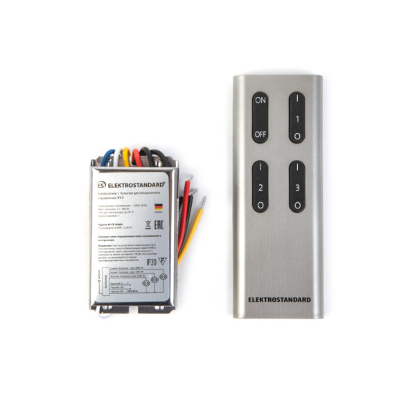 Пульт управления для электроустановки Elektrostandard Y11 Серебро (3 канала)