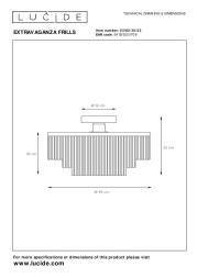 Потолочный светильник LUCIDE EXTRAVAGANZA FRILLS 03142/35/02